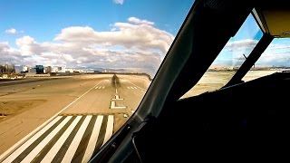 Airbus A321 Cockpit View! - Takeoff & Landing (LAX-LAS)