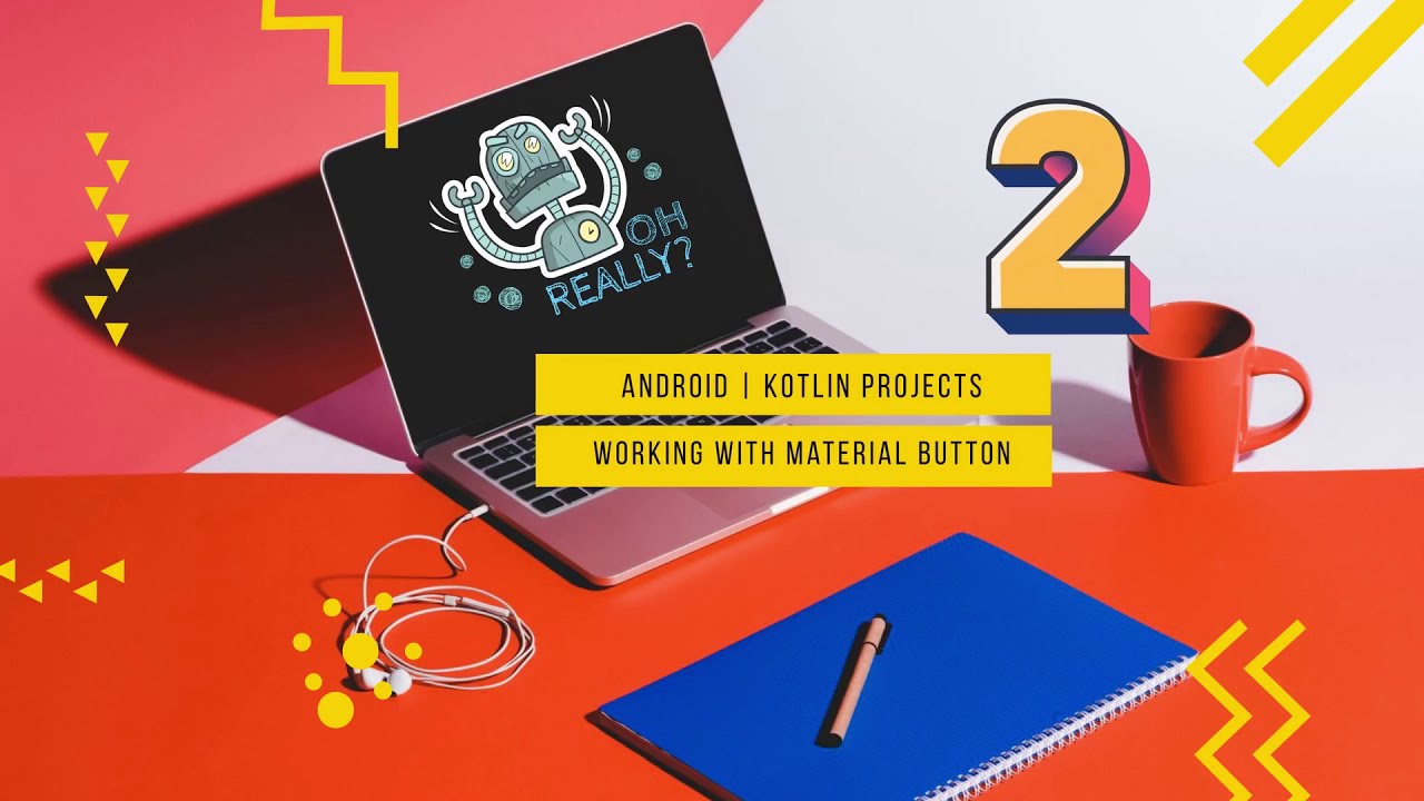 Working With Android Material Button - YouTube