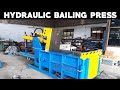 Baling press machinehydraulic baling press machine by sjatendra machine tools baling machine