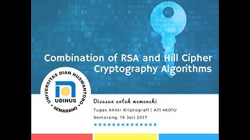 Demo Aplikasi Kriptografi Hasil Modifikasi RSA x Hill Cipher