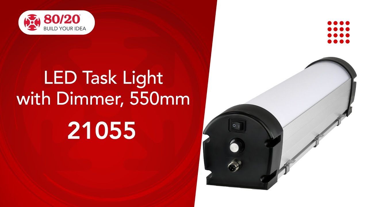 80/20: 550mm Task Light with Dimmer (21055)