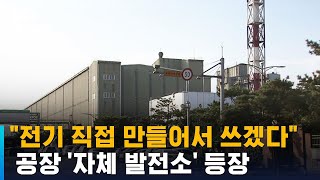 '전기 직접 만들어서 쓰겠다'…공장 '자체 발전소' 등장 / SBS