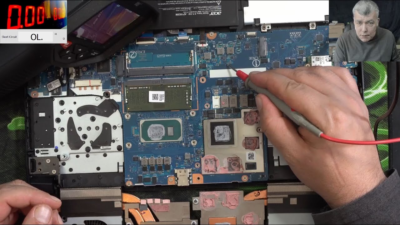 Acer Nitro 5 - Customer asked for repair or board replacement, can we save this board?