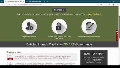 OSSSC Latest Updates 2022 | How to download osssc group c intimation letter document verification