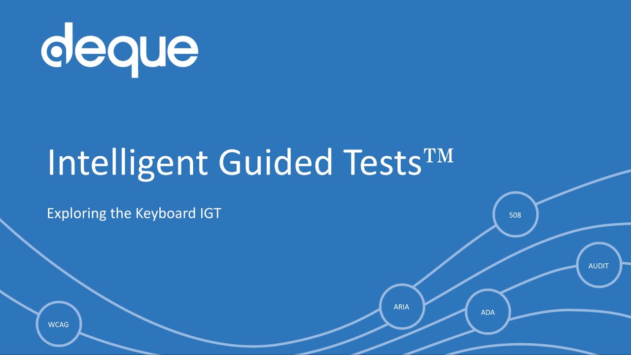 Axe™ Updates: Introducing the Keyboard Guided Test