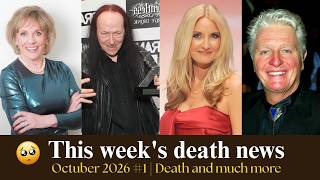 Who Passed Away This Week | OCT 2026 #3 Celebrity Deaths & More