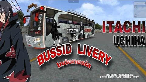 Itachi Bus Livery download | Indonesia bus simulator | Livery and Mod download 