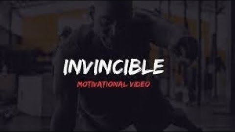 Invincible - Motivational Video | A Life Changing Speech ᴴᴰ