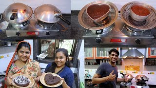 BISCUIT CAKE BAKING IN DESI STYLE | HAPPY HAPPY | GAS TANDOOR.