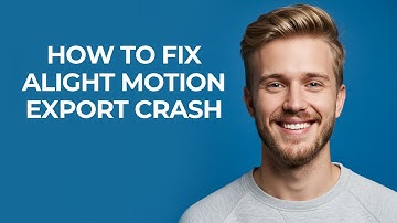 How To Fix Alight Motion Export Crash - NEW! Step by Step