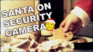 Santa Claus Caught On Hidden Security Camera On Christmas Eve