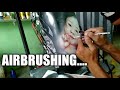 Airbrushing a portraitpaintinghow to airbrush