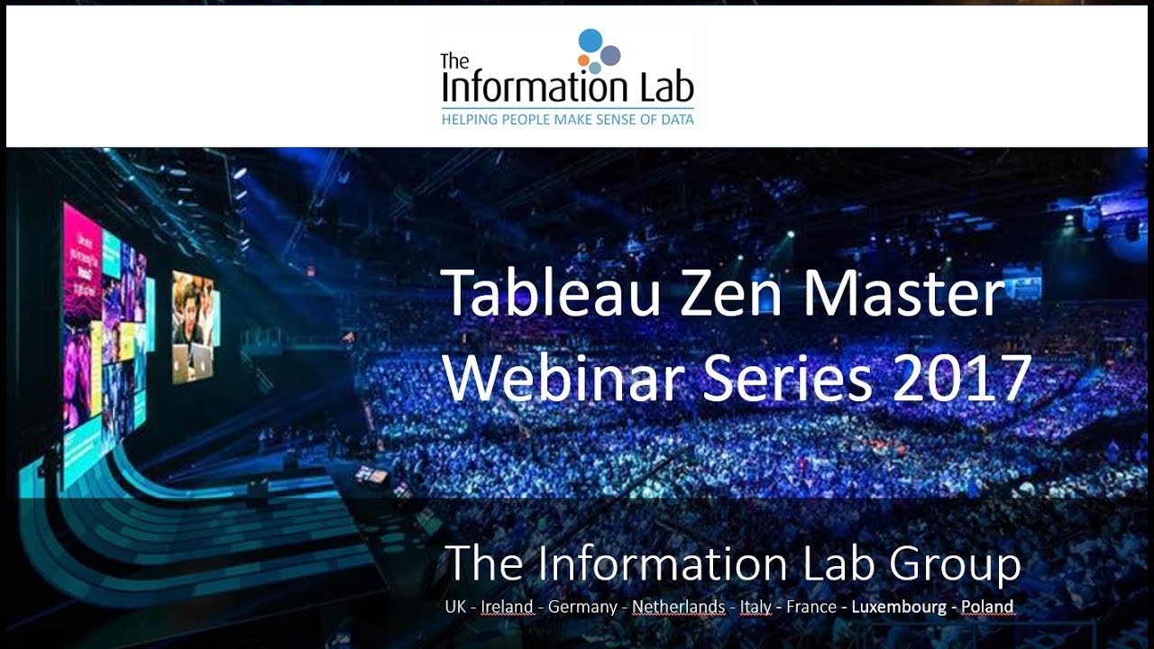 Appendum Tableau Zen Master Webinar IV from The Information Lab