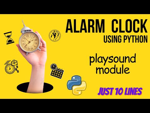Alarm Clock using Python 🕧 ||  Python projects for beginners || Project maker