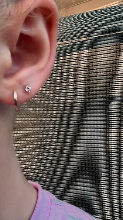 piercing transition #earrings #second #cute #rosegold #transitions #aesthetic #fall #yay