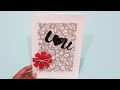 Handmade Greeting card....love card.....