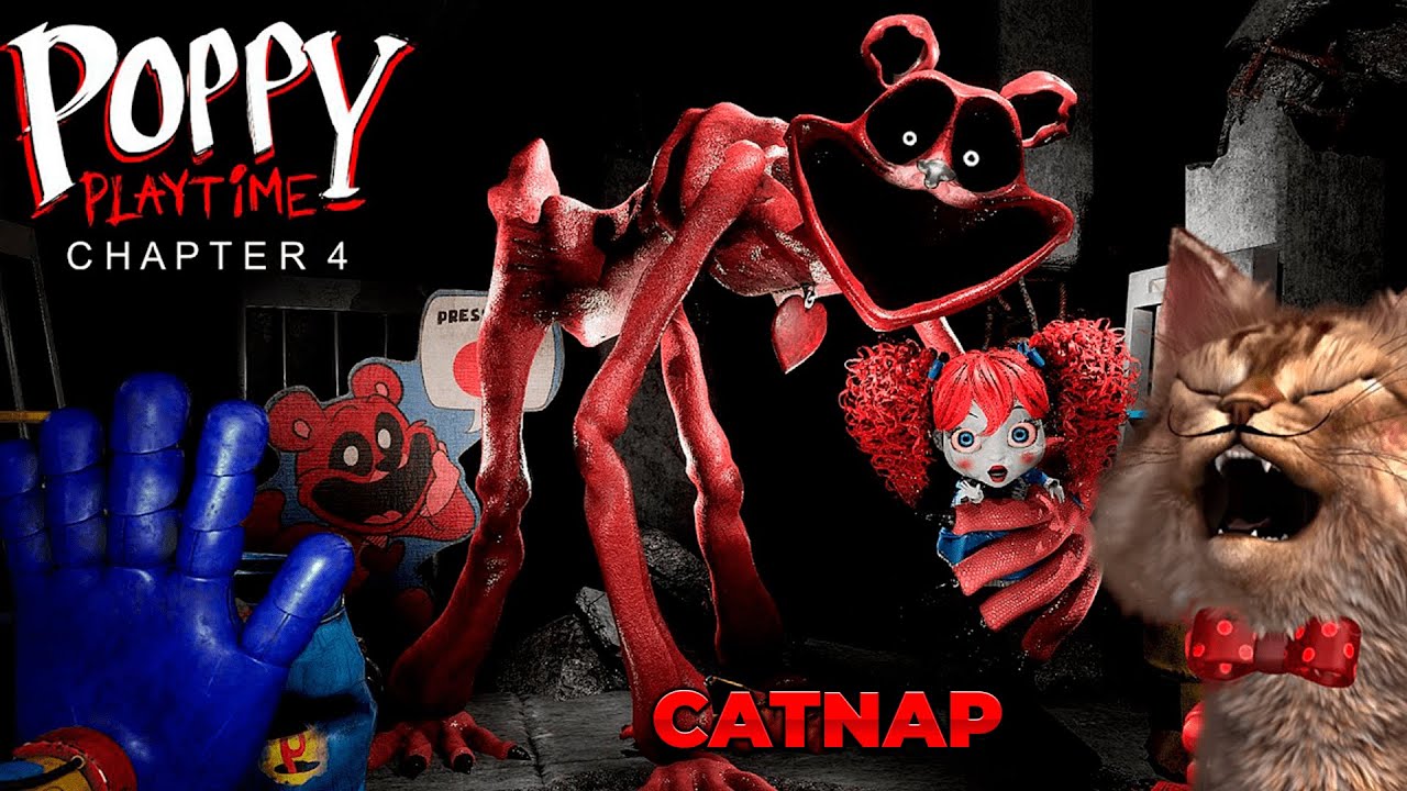 Gato Roxo NUEVOS SECRETOS DE POPPY PLAYTIME CHAPTER 4 | CATNAP ROJO TERRORIFICO ...