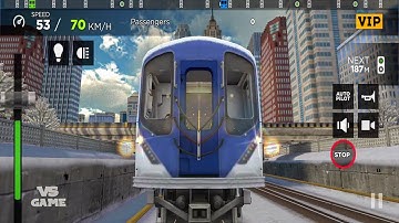 R211 Train Drive on Snow in Canada | Subway Simulator 3D NEW UPDATE Android Gameplay