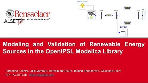 Modeling and Validation of Renewable EnergySources in the OpenIPSL Modelica Library