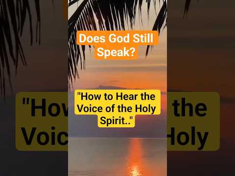 How To Hear The Voice Of The Holy Spirit Ep 10 