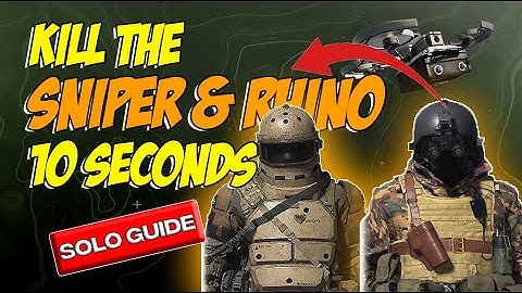 Killing The RHINO & SNIPER Boss in 10 SECONDS | Solo DMZ