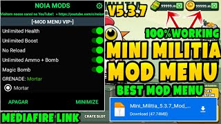 Mini Militia Mod Menu V5.3.7 | Mini Militia Best Mod Menu | Mini Militia Mod Menu |