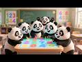 Learn 123 Panda Town | Fun Counting Song for Kids | Cute Educational Nursery Rhyme Adventure
