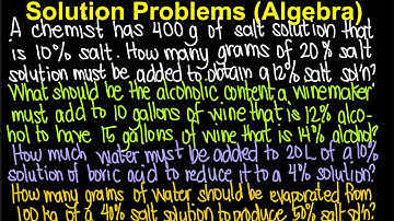Solution Problems | Algebra (Tagalog/Filipino Math)