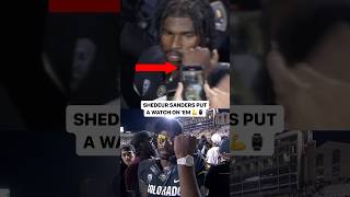 Shedeur Sanders Flashed The Watch At Colorado State Head Coach