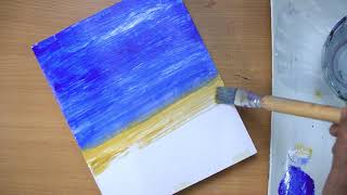 easy painting | Acrylic Painting Techniques | Acrylic Painting for Beginners| Day#139
