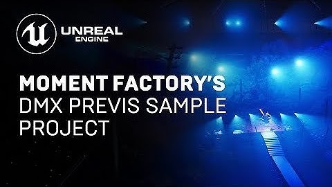Moment Factory’s DMX Sample Project For Live Event Previs | Unreal Engine (4K) (2160p)