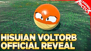 Hisuian Voltorb Official Reveal for Pokemon Legends Arceus