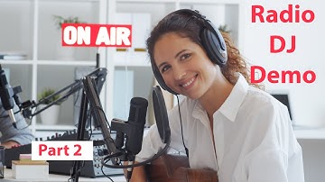 Hoe maak je een radio-dj-demo? Deel 2: Structuur en opname van een radiodemo. Tips voor professio...