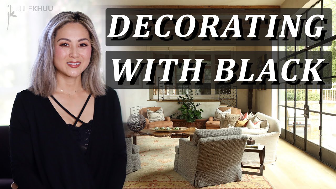 10 Modern Ways to Add Fresh Black Accents into Your Home