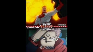 Omni Man Vs Sukuna #invincible #jujutsukaisen #1v1 #edit #sukuna #omniman