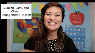 3 Quick, Cheap, and Easy Engagement Hacks for Teaching Online TODAY!