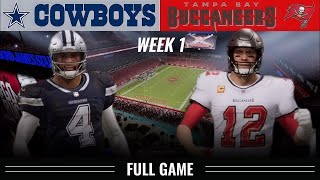 Madden 22 Franchise Week 1: Tampa Bay Buccaneers(me) vs Dallas Cowboys (user vs user) screenshot 3