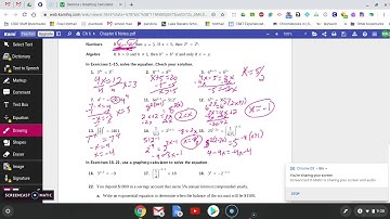 6.5 video solving exponential equations