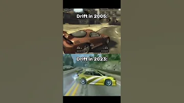 Drifting In 2005 Vs 2023 NFSMW Needforspeed Mostwanted Gaming Videojuegos Carreras Autos 