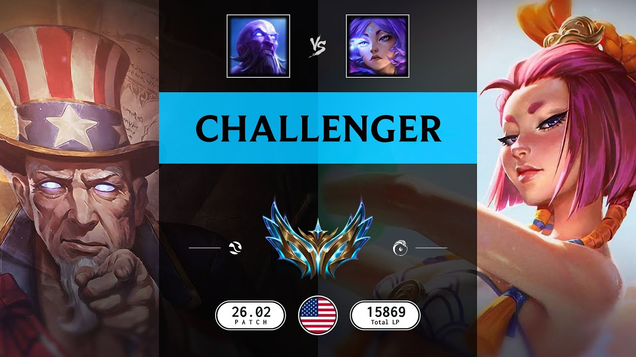 Challenger Match: Over 10.000 LP - NA server Patch 26.02