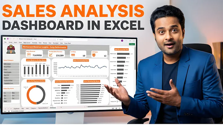 Restaurant Sales Dashboard in Excel (2025) | Boost Revenue with Interactive Excel KPIs