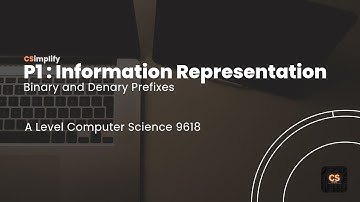A Level Computer Science (9618) - Paper 1 - Information Representation - Prefixes Conversion