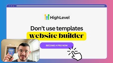 Become a GoHighLevel pro web designer in 24 minutes (tutorial)
