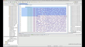 Struts 2 Tutorial 17 - Configuring Interceptors