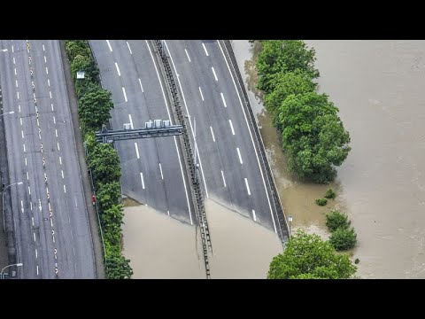 Europe hit by severe floods in the north and heatwaves in the south