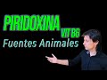 PIRIDOXINA. Fuentes Animales de Vitamina B6