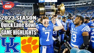 Clemson vs Kentucky FULL GAME 4th QTR (12\/29\/23) (Quick Lane Bowl) | NCAAF Highlights 2023