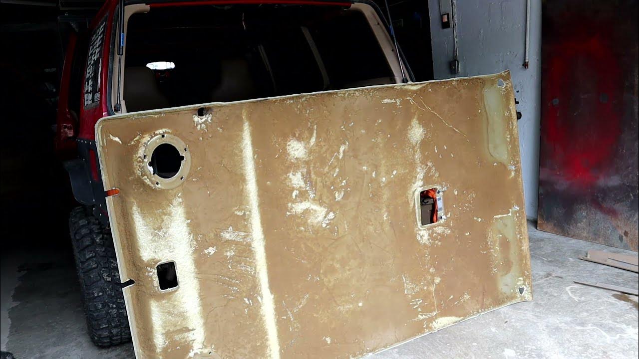 Jeep Cherokee XJ headliner replacement// Headliner removal YouTube