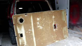 Jeep Cherokee XJ headliner replacement// Headliner removal