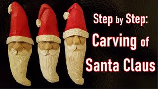 Santa Carving Step by Step